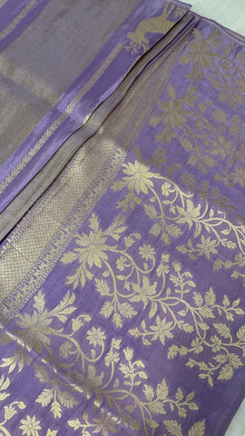 Pure Chinnon saree