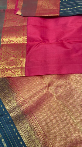Pure Kanjeevaram silk mark certified saree