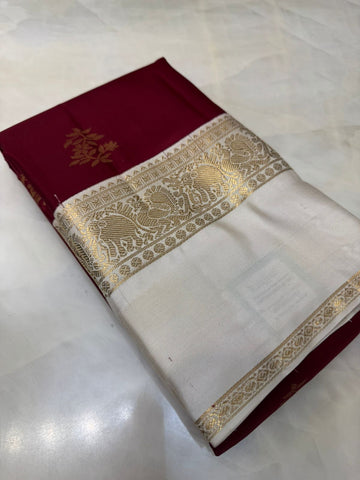 Pure Kanjeevaram silk mark certified saree