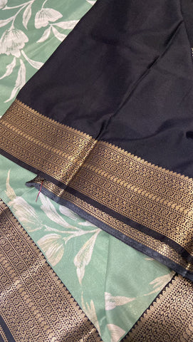 Premium printed crepe silk saree