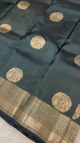 Half mix Kanjeevaram silk saree