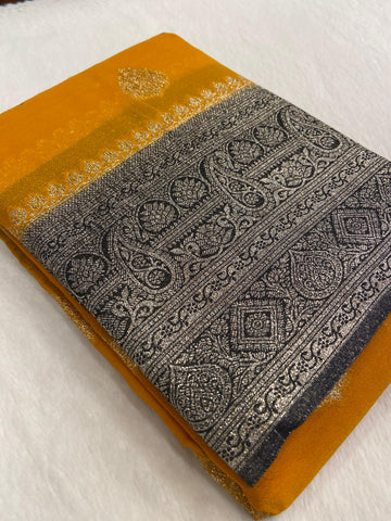 Semi Banarasi Georgette