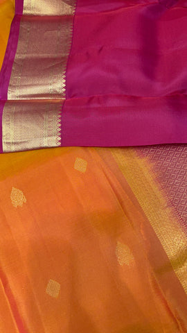 Half mix Kanjeevaram silk saree