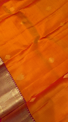 Half mix Kanjeevaram silk saree