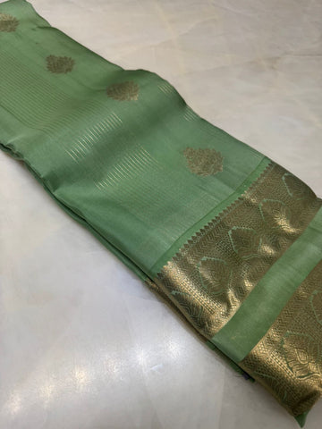 Half mix Kanjeevaram silk saree