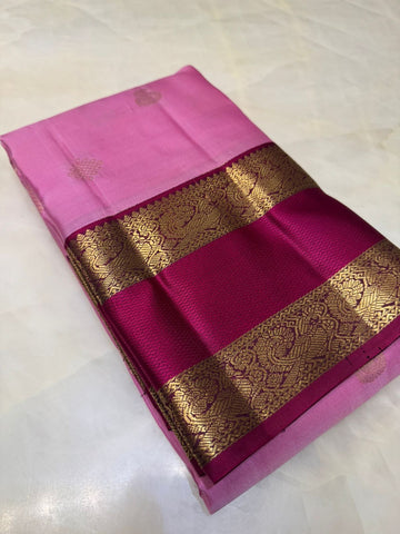 Pure Kanjeevaram silk mark certified saree