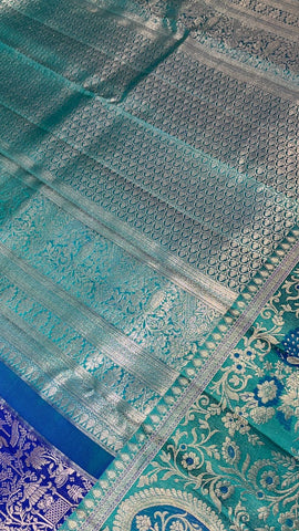 Pure zari handloom Kanjeevaram silk mark certified saree