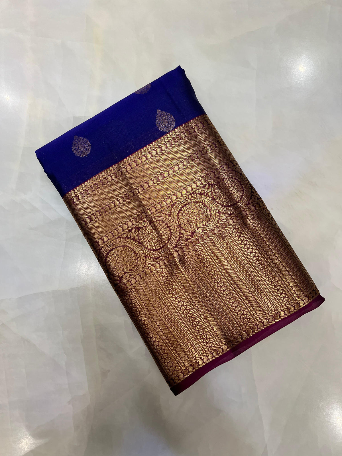 Half mix Kanjeevaram silk saree