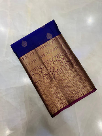 Half mix Kanjeevaram silk saree