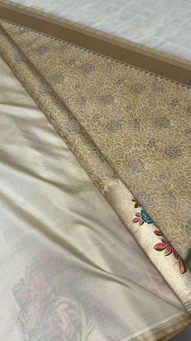 Premium semi Banarasi Kathan silk saree