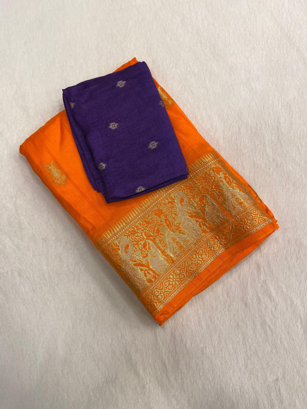 Premium semi Kolkata crepe silk saree