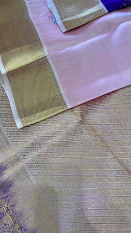 Pure zari handloom Kanjeevaram silk mark certified saree
