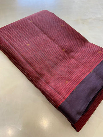 Pure zari handloom Kanjeevaram silk mark certified saree