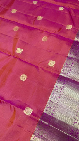 Half mix kanjeevaram silk saree