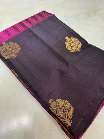 Pure Kanjeevaram silk mark certified saree