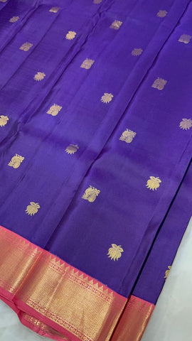 Pure Kanjeevaram silk mark certified saree