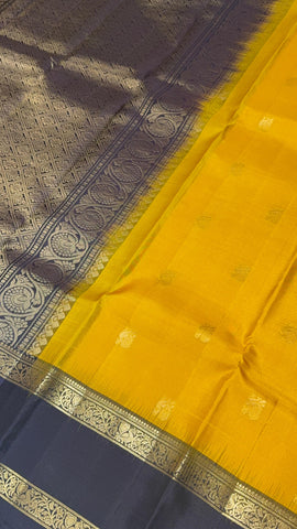 Pure handloom Kanjeevaram silk mark certified saree