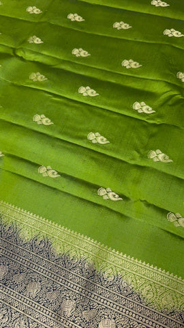 Pure handloom Kanjeevaram silk mark certified saree