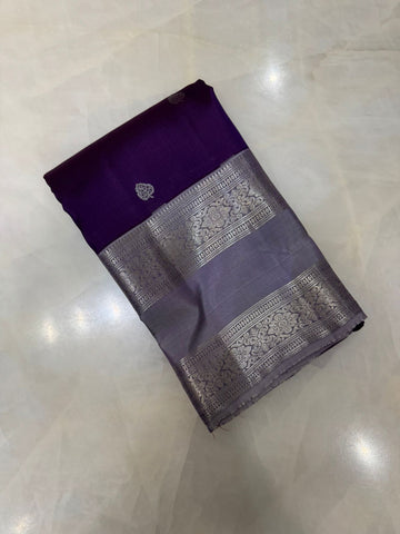 Half mix Kanjeevaram silk saree