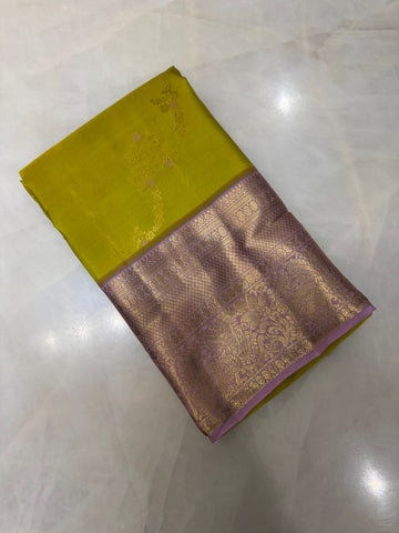 Pure Kanjeevaram silk mark certified saree
