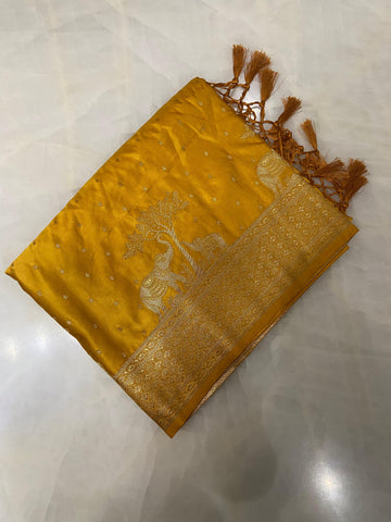 Premium crepe satin silk saree
