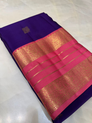 Pure Kanjeevaram silk mark certified saree