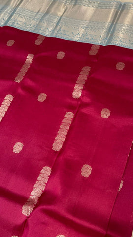 Half mix Kanjeevaram silk saree