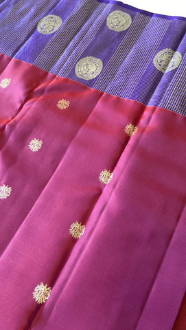 Half mix Kanjeevaram silk saree