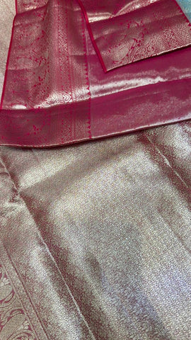 Pure Kanjeevaram Silk Mark Certified Saree