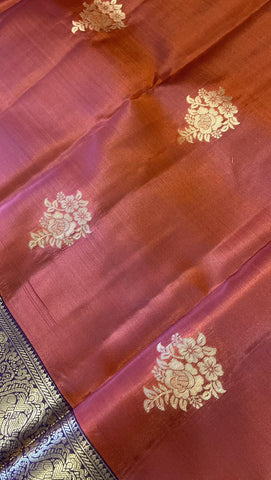 Half mix Kanjeevaram silk saree