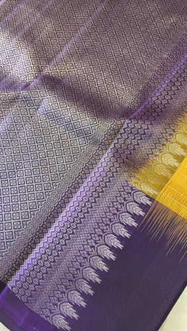 Pure zari handloom Kanjeevaram silk mark certified saree