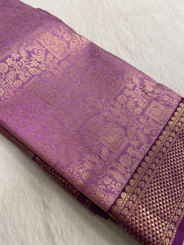 Premium Bridal Semi Kanchipuram Silk Saree