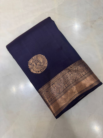 Half mix Kanjeevaram silk saree