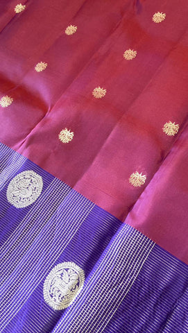 Half mix Kanjeevaram silk saree