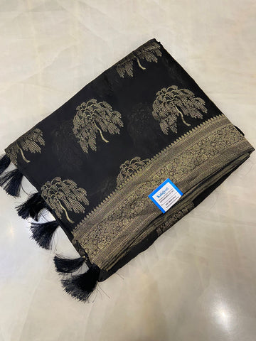 Premium designer crepe silk saree