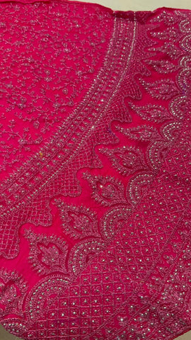 Semi stitched Fancy lehenga with self dupatta and blouse