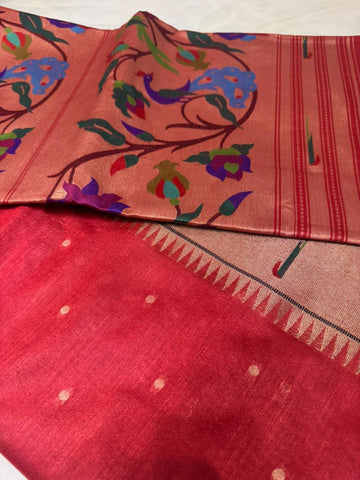 Premium Bagban Paithani saree