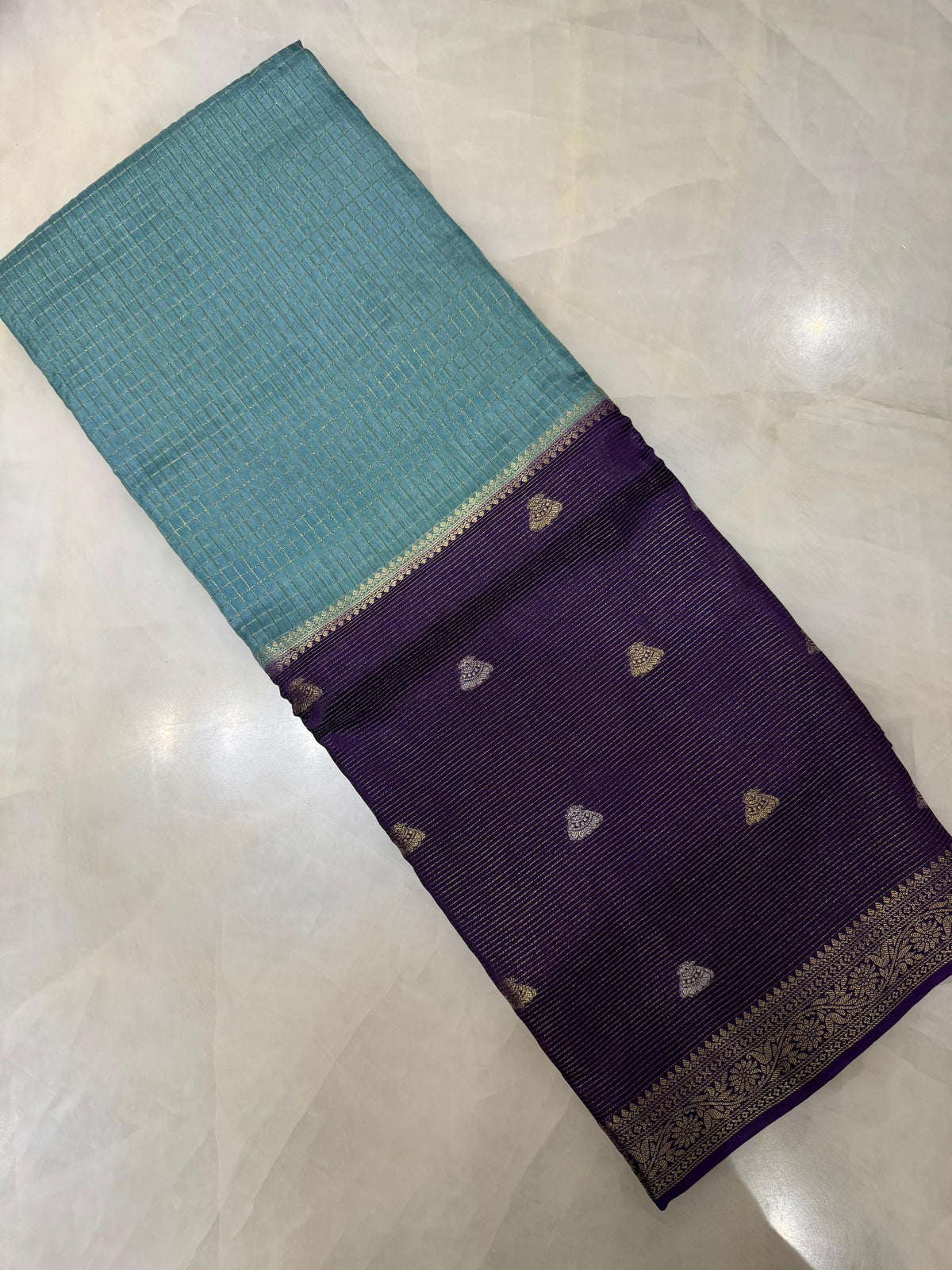 Premium semi Kolkata crepe silk saree