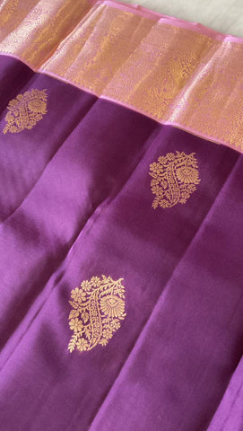 Half mix Kanjeevaram silk saree