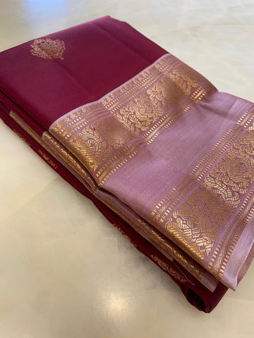 Half mix Kanjeevaram silk saree