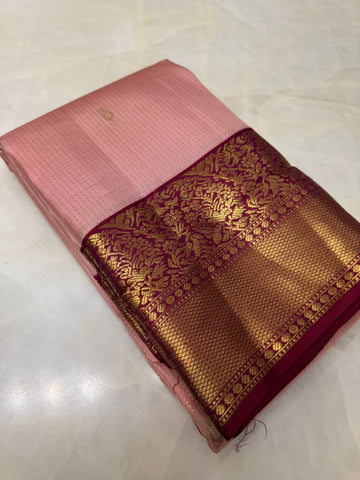 Pure Kanjeevaram silk mark certified saree