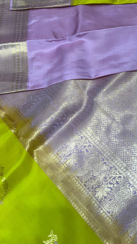 Pure Kanjeevaram silk mark certified saree