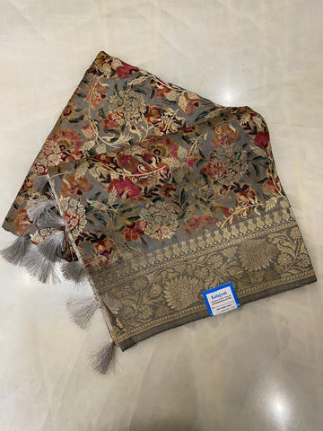 Premium designer crepe silk saree