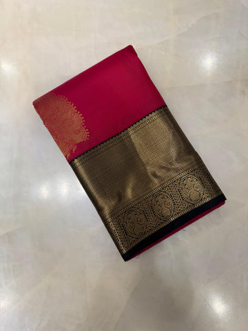 Pure Kanjeevaram silk mark certified saree