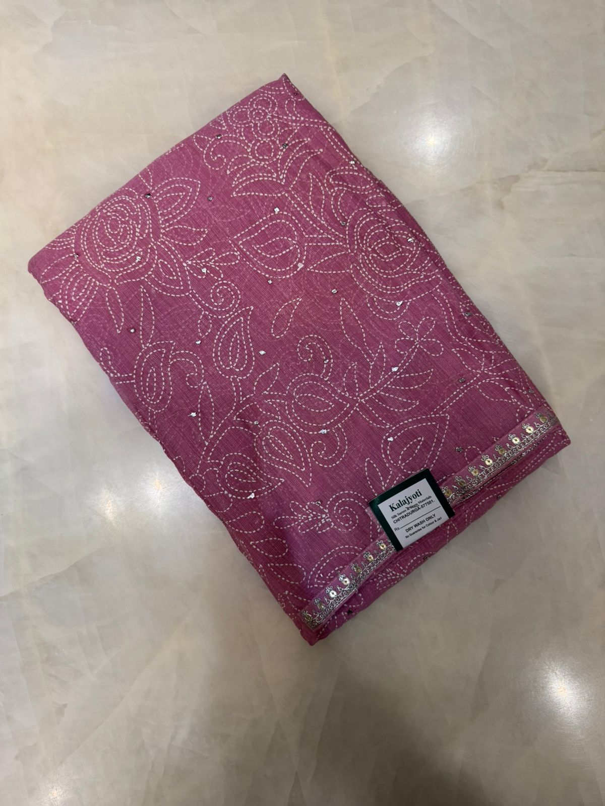 Premium designer dola silk saree