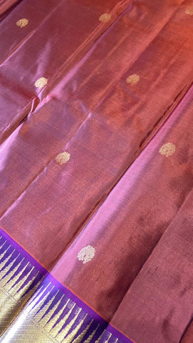 Pure Kanjeevaram silk mark certified saree