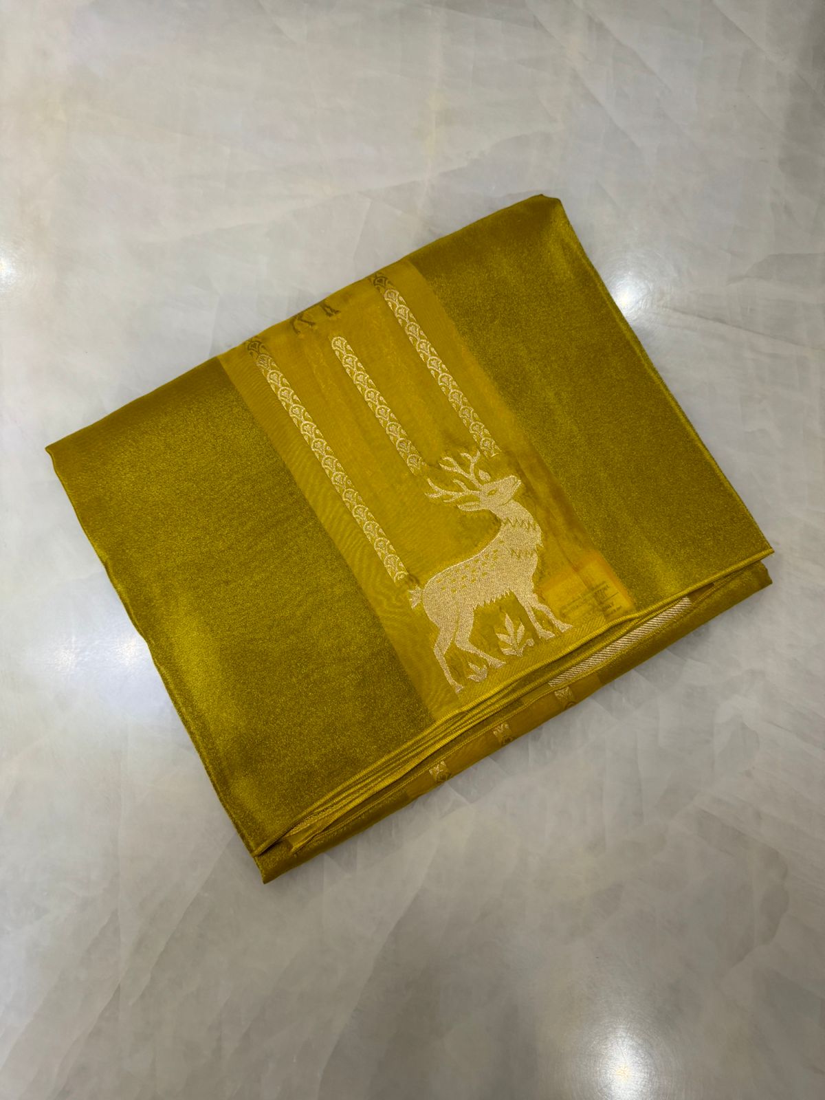 Pure Chinnon saree ⭐