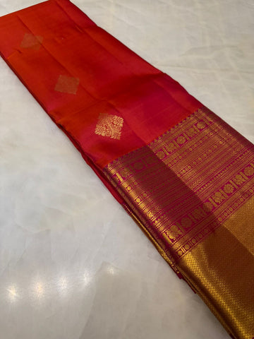 Pure Kanjeevaram silk mark certified saree