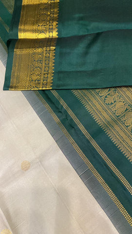 Pure Zari handloom Kanjeevaram silk mark certified saree
