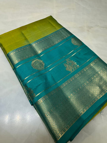 Pure Kanjeevaram silk mark certified saree